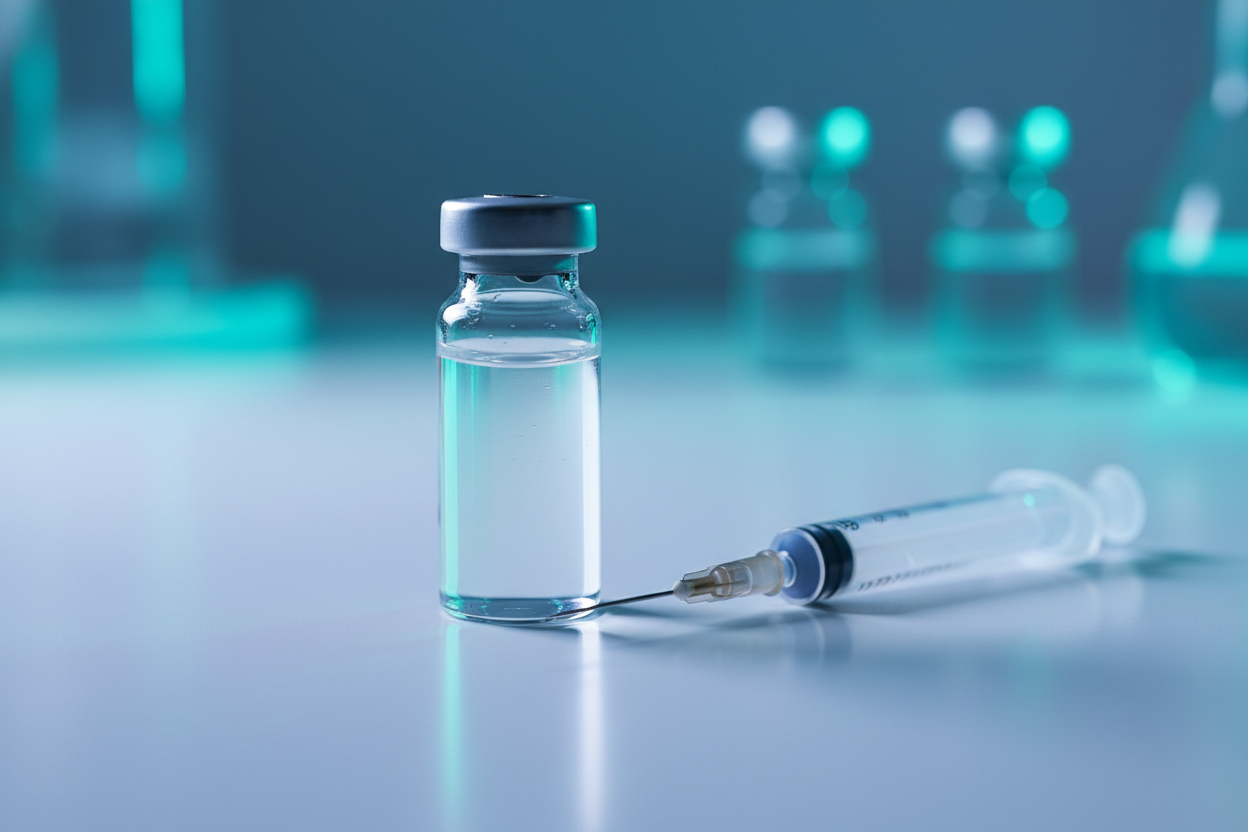 Peptid-Ampulle im Labor - TB 500 Forschung zu Regeneration und Wundheilung | parahealth.de