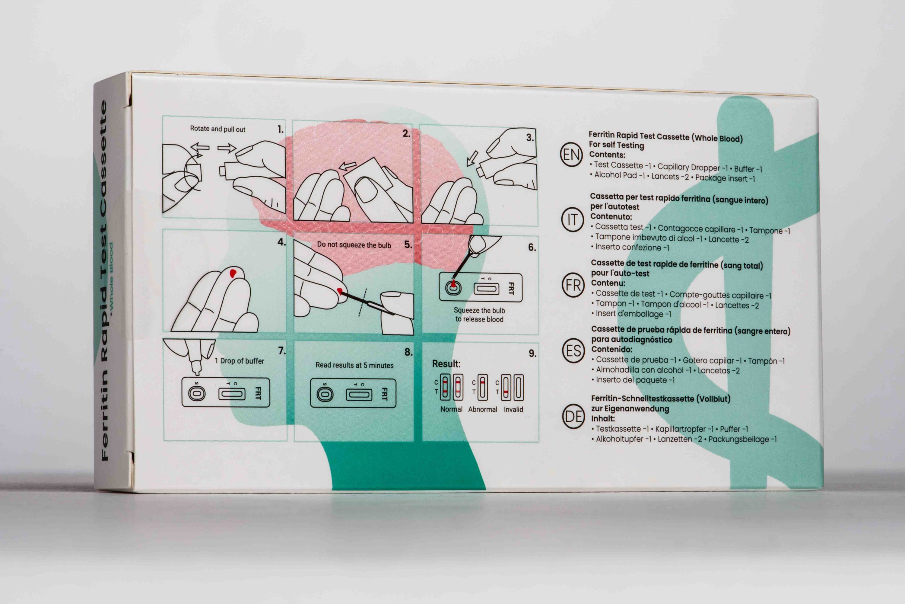parahealth diagnostics Iron Deficiency Ferritin Rapid Test | Result in 5 Minutes | Reliable & Precise