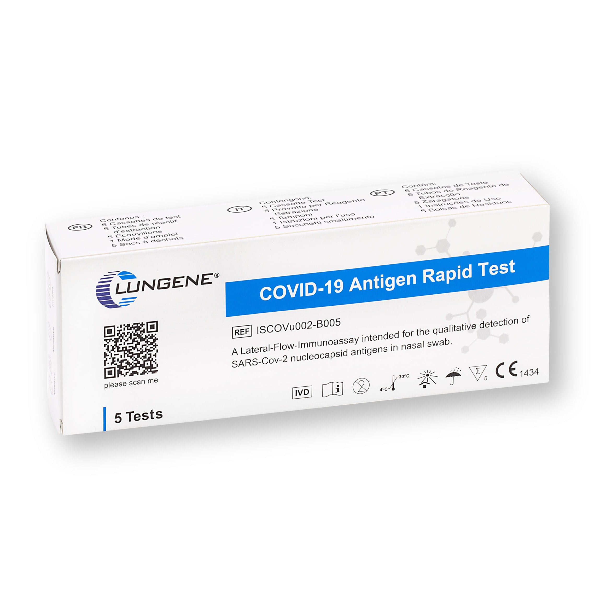 Clungene Corona Antigen Rapid Test for Home Use