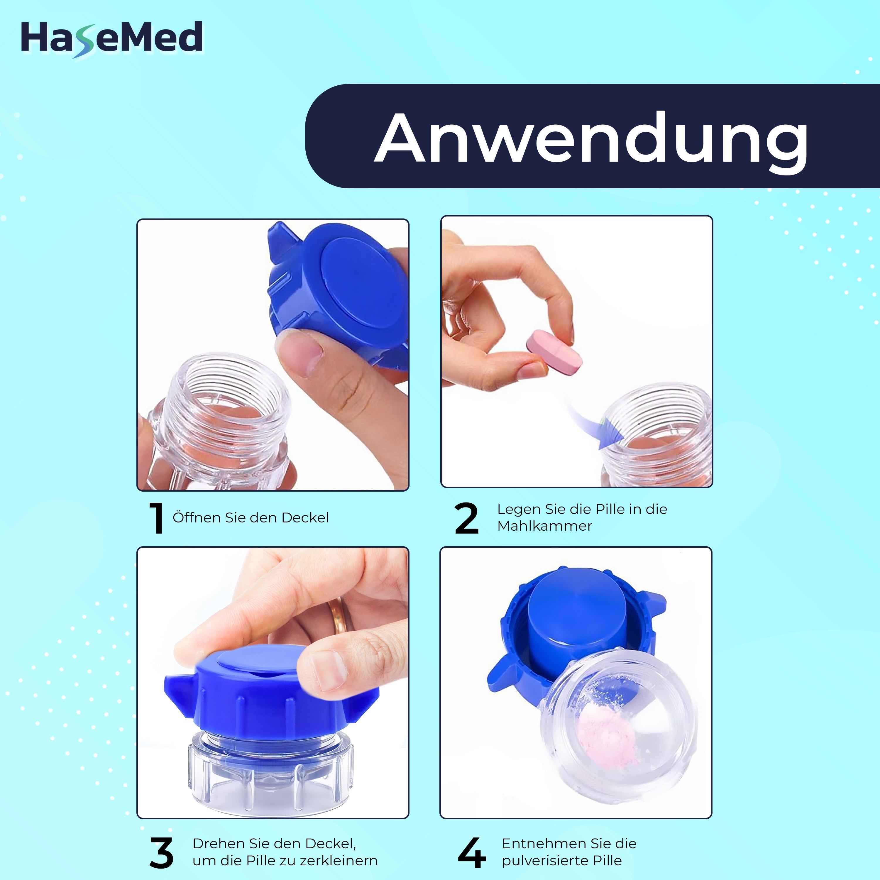 Broyeur de comprimés HasMed