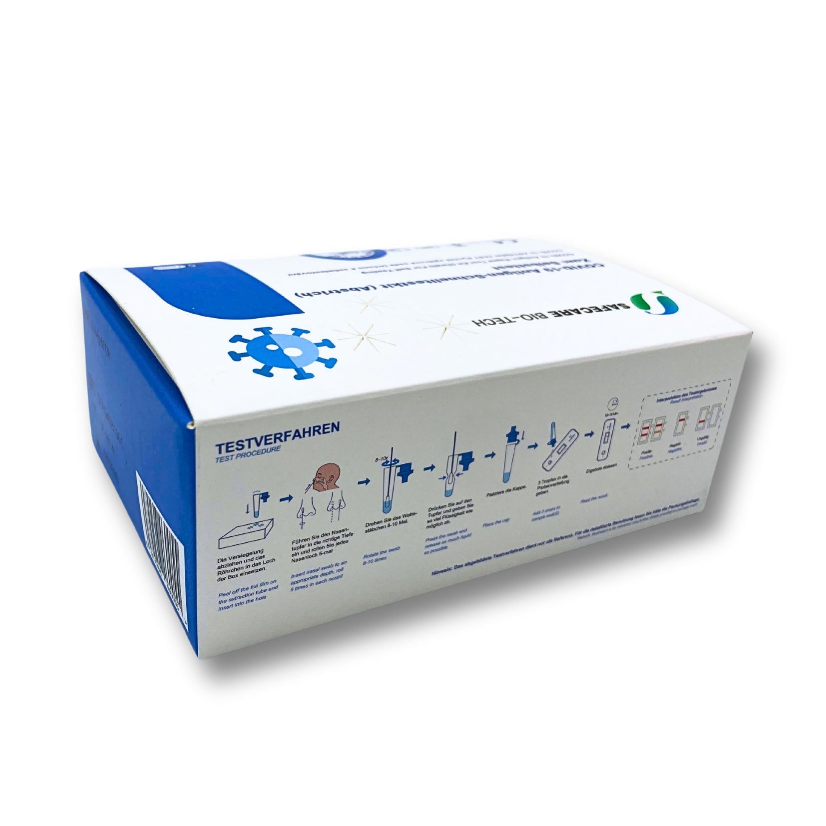 Safecare COVID-19 Corona Antigen Rapid Test Self-Test Nasal 1 Pack = 5 Pieces