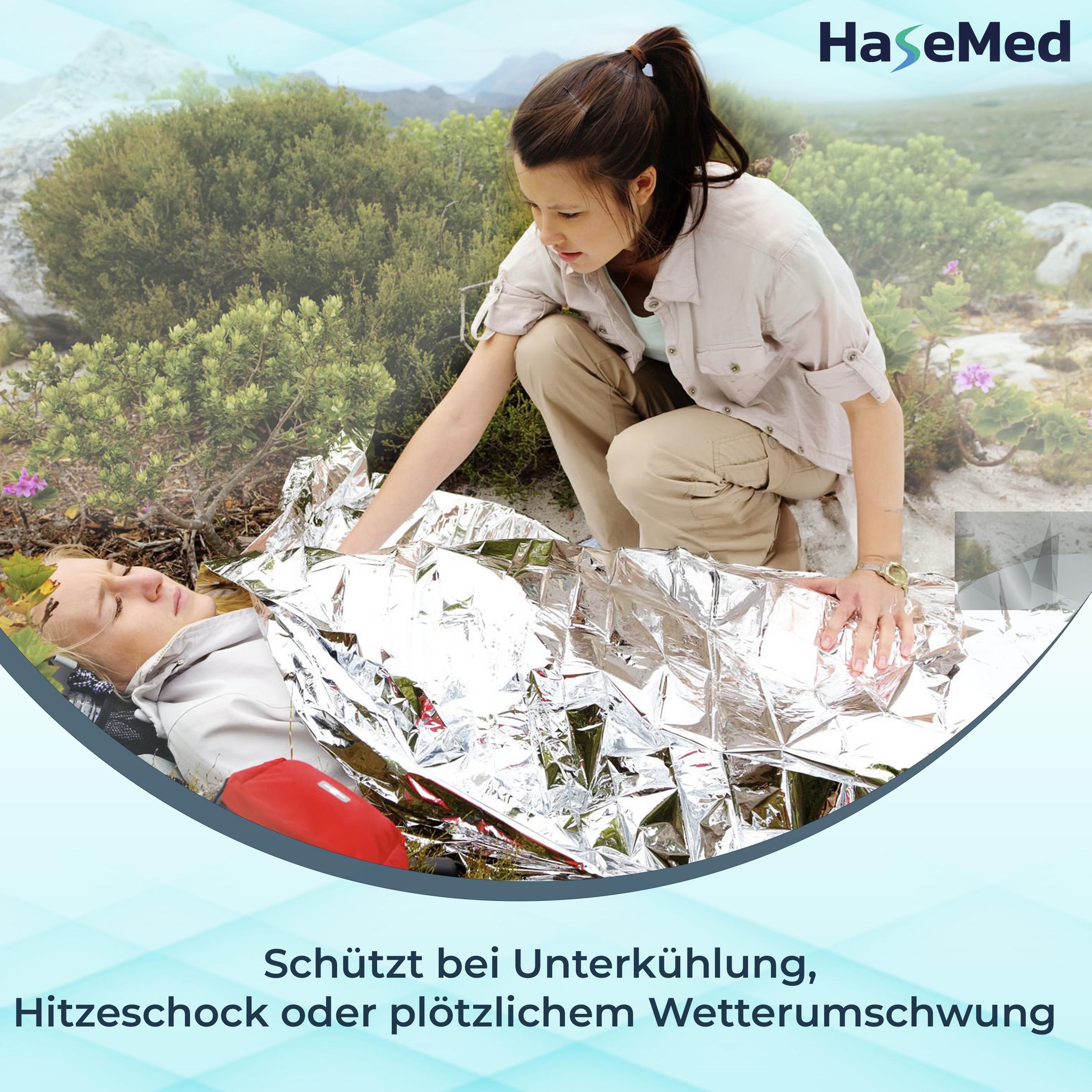HaseMed Emergency Blanket Gold/Silver