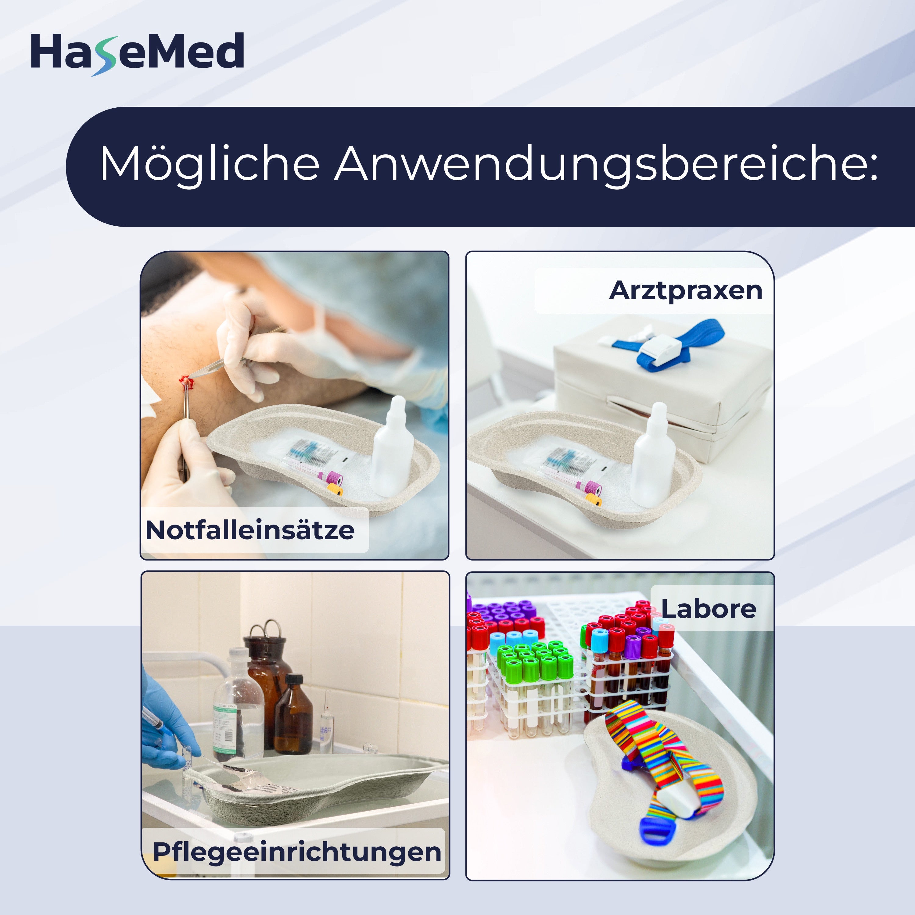 Plats rénaux en carton HaseMed