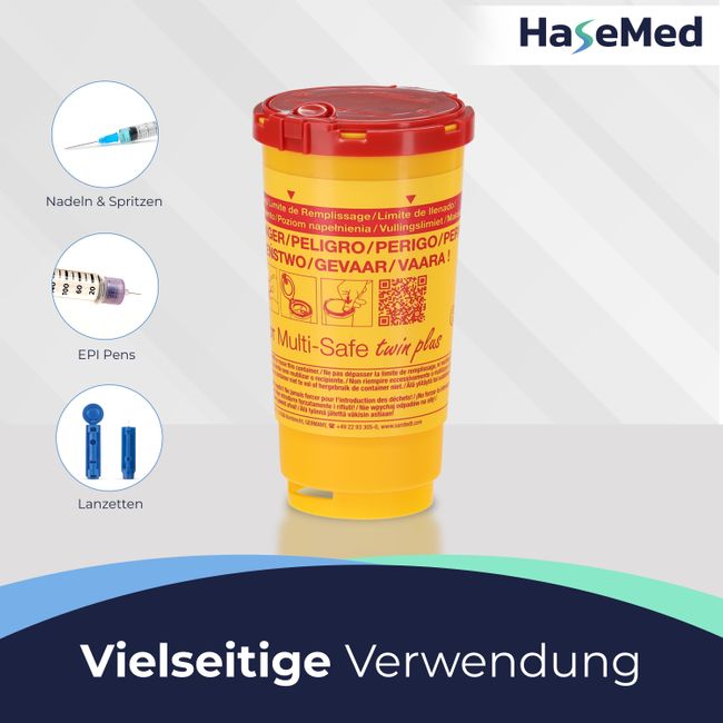 Hasemed Sharps Container 0.5L