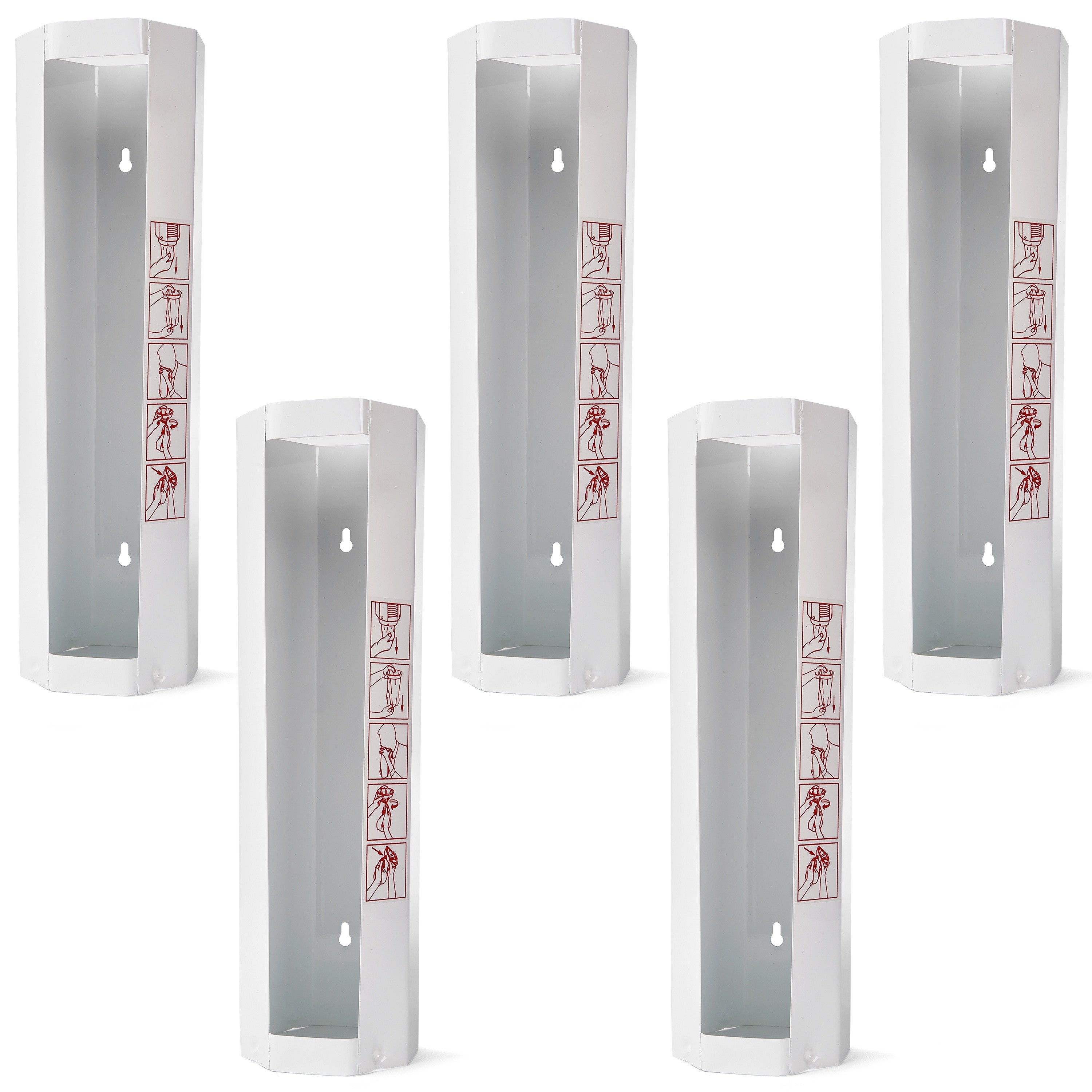 Distributeur métallique HaseMed pour sacs à vomi, taille XL