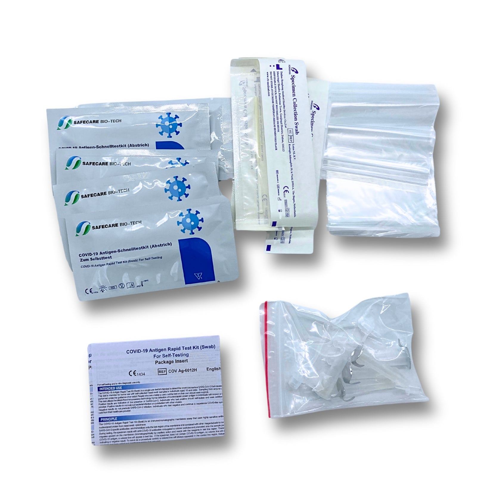 Safecare COVID-19 Corona Antigen Rapid Test Self-Test Nasal 1 Pack = 5 Pieces