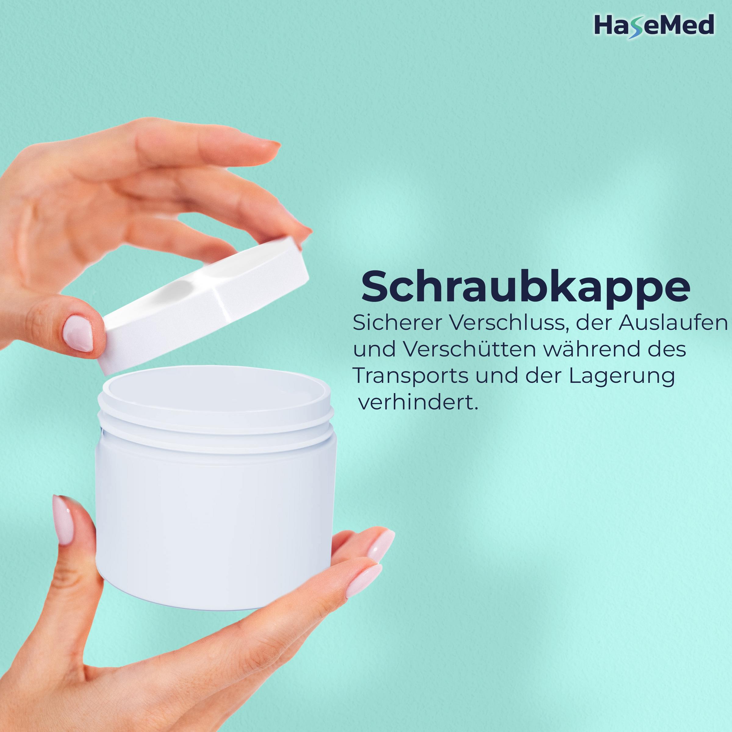 HaseMed Denture Container - Box for Dental Prostheses