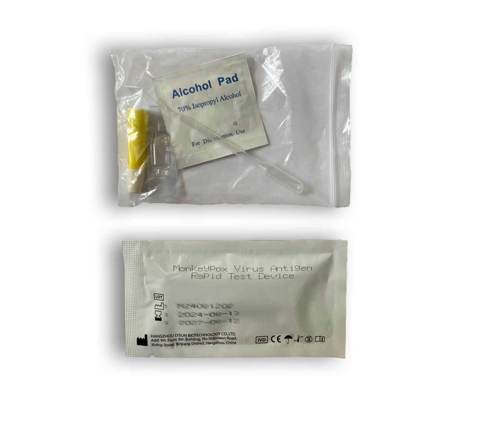 Lysun Monkeypox (Mpox) Antigen Rapid Test - Professional 15-Minute Test Kit