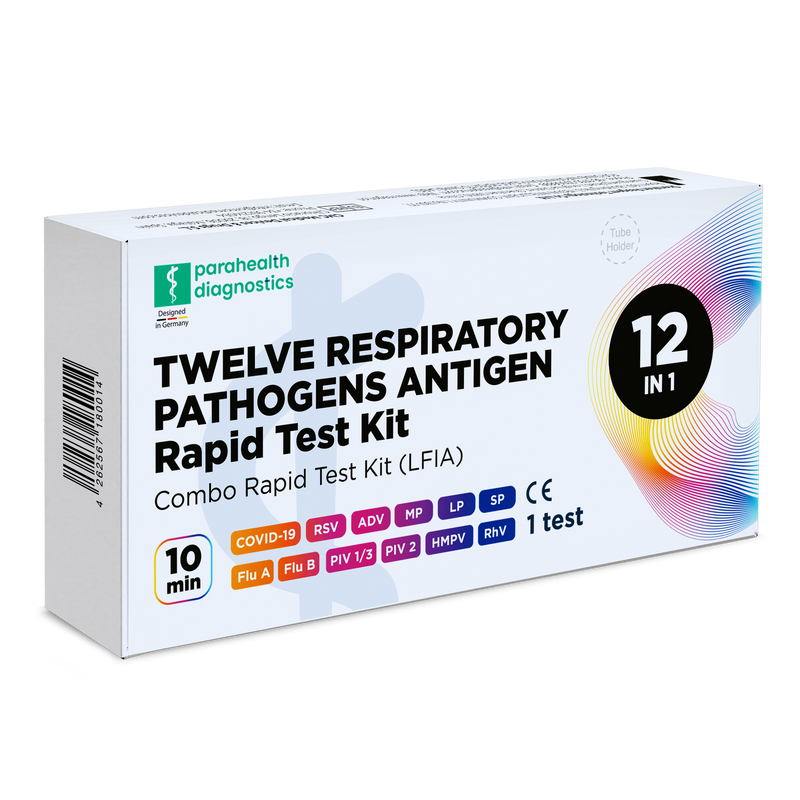 parahealth diagnostics Test Antigénique Rapide Multi-Pathogènes Respiratoires 12-en-1