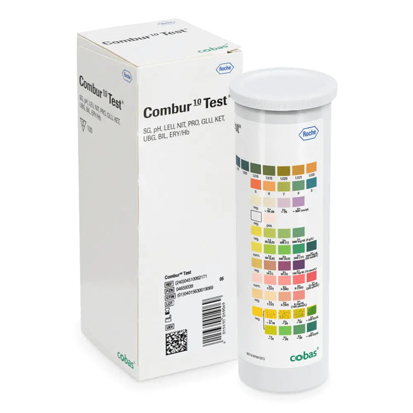 Roche Combur 10 bandelettes de test, 1 paquet = 100 pièces