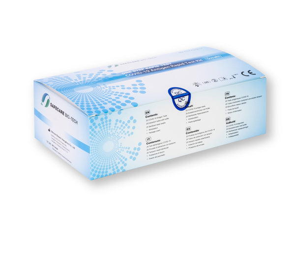 Test rapide Safecare One Step Antigen Corona Rapid Test Kit Professional Test (Nasal / Nasopharyngé / Oropharyngé)